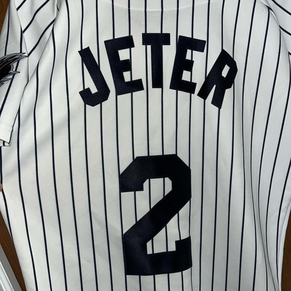 Derek Jeter Jersey New York Yankees Railriders SWB Scranton AAA MLB Adult Small - Picture 6 of 14